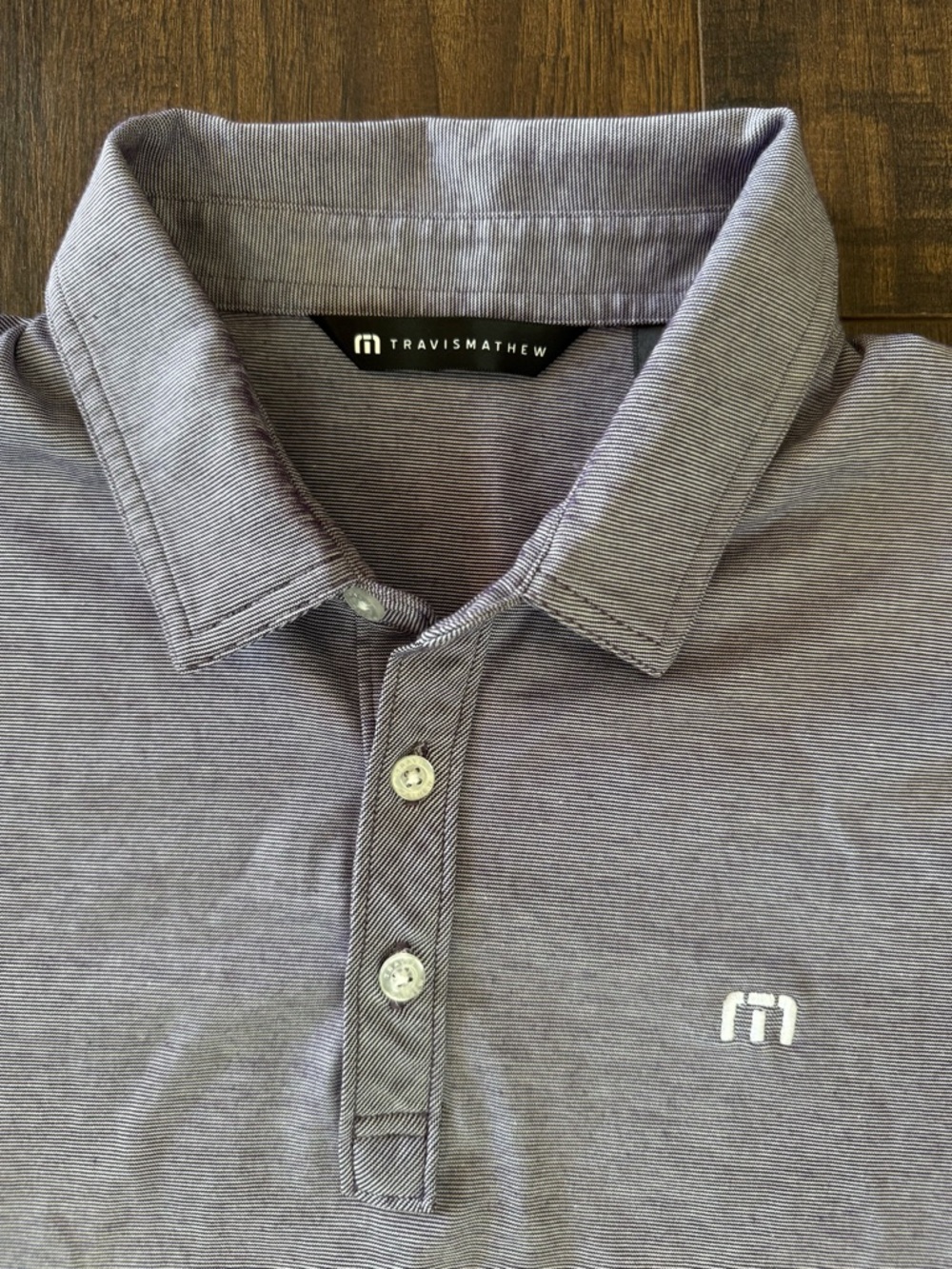 Travis Mathews Men’s Large Purple Golf Polo Shirt